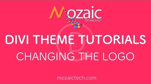 How To Change The Website Logo In The Divi Theme Options