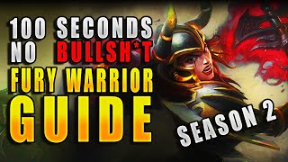 Fury Warrior Guide for 10.1.5 Dragonflight Season 2!