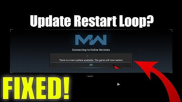 Call Of Duty Modern Warfare Update Requires Restart Loop FIXED!
