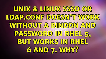 sssd or ldap.conf doesn