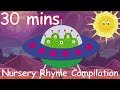 5 Little Men in a Flying Saucer! And lots more Nursery Rhymes! 30 minutes!