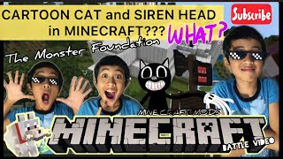 Siren Head & Cartoon Cat in Minecraft??? | Battle Video | MEGAFRANCO TV screenshot 2