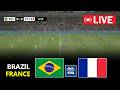 Brazil vs France | Friendly Football Match 2026 | Full Match Streaming | PES 21 Simulation