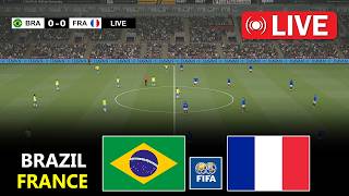 🔴LIVE : Brazil vs France | Friendly Football Match 2026 | Full Match Streaming | PES 21 Simulation screenshot 4