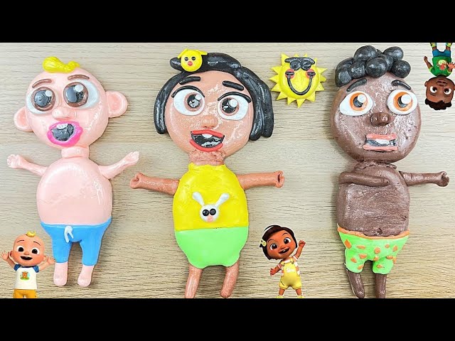 CoComelon Clay Cracking | Summer SprinklerDance | Nina, JJ and Cody