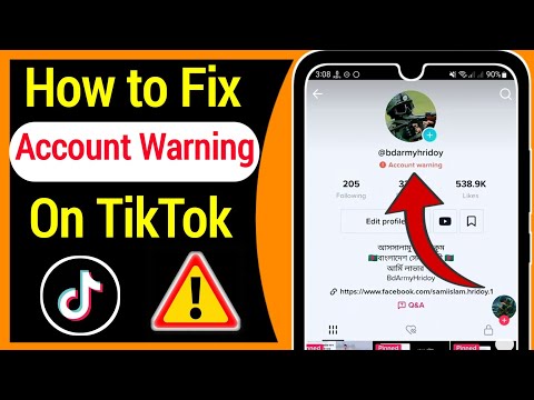 How to Fix TikTok Account Warning Problem (2022) | How to Remove TikTok Warning