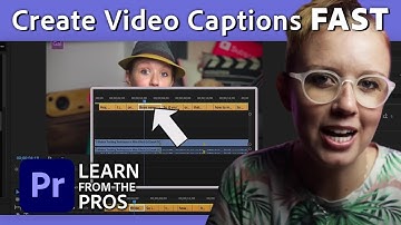 How to Add Subtitles & Create Fast Captions w/ Speech-To-Text | Premiere Pro | Adobe Video