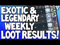 Destiny: Looting Results x3 - Exotics &amp; Legendarys! Weekly Heroic, Nightfall &amp; Raid Loot