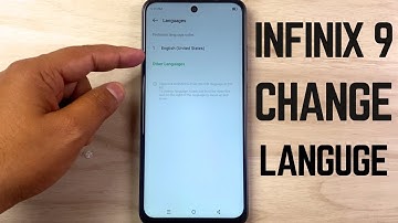 🌍 How to Change Language and Region on Infinix 9📱