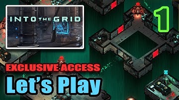 Into The Grid - Awesome Cyberpunk Turn Based Strategy Roguelike - Full Gameplay (Early Access)