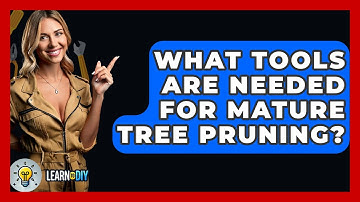 What Tools Are Needed For Mature Tree Pruning? - LearnToDIY360.com