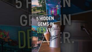 Discover 5 Hidden Gems in Denver! 🌟#boundlessroom #denver