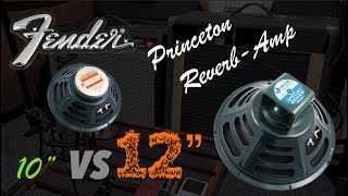 12&quot; Speaker In A Fender Princeton Reverb?! Does Size Really Matter? Let&#39;s Find Out...