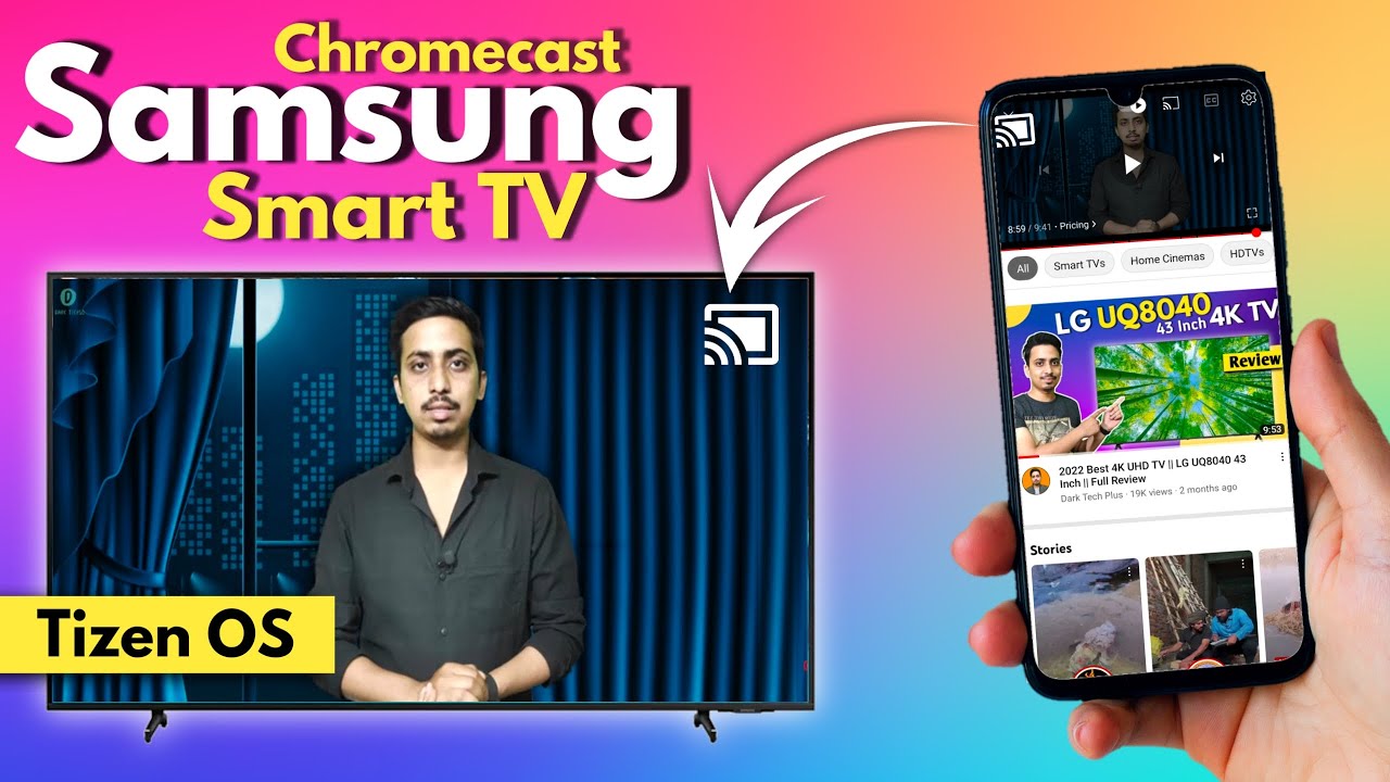 Fejlfri Goodwill Sprængstoffer How To Use Chromecast On Samsung Smart TV || Chromecast With Samsung TV ||  2022 - YouTube
