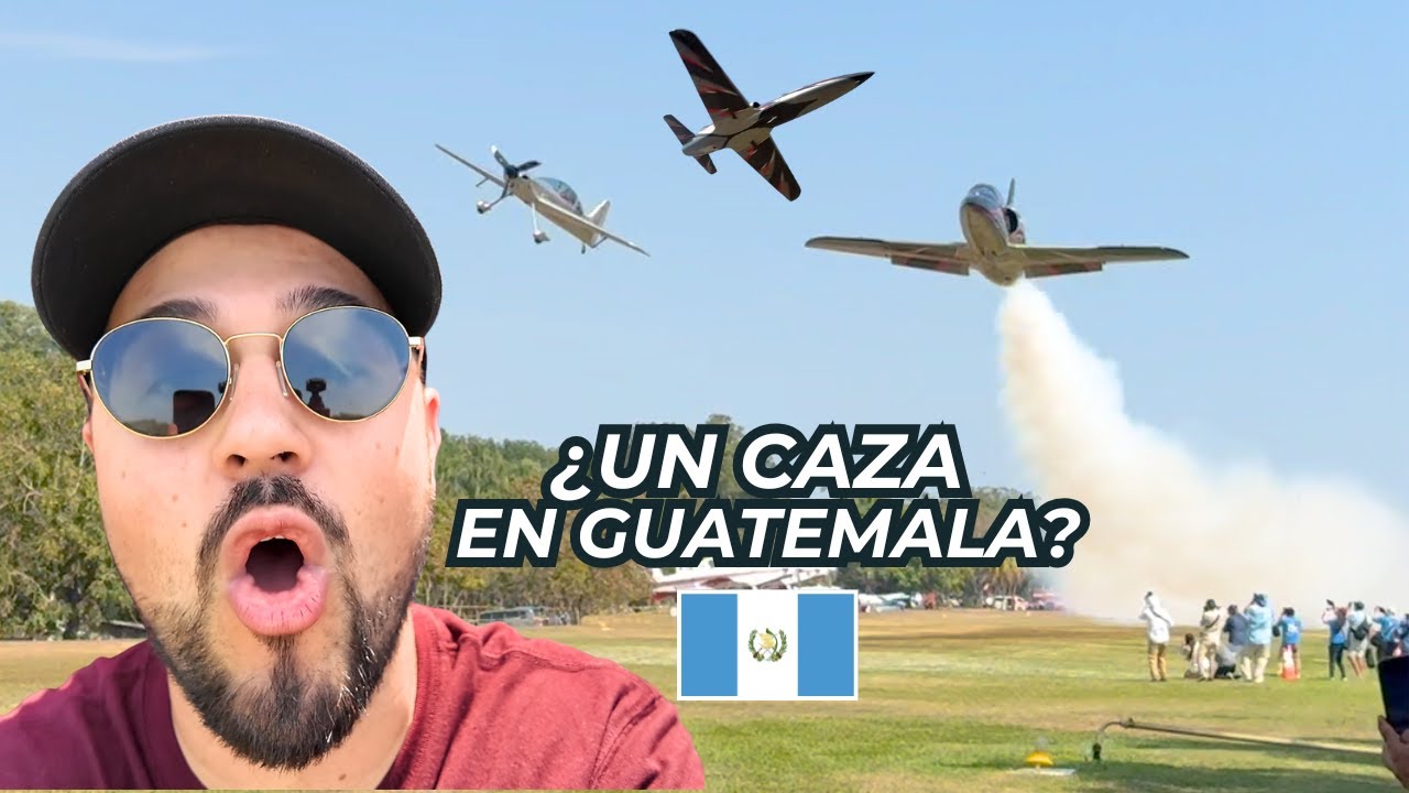¿Qué hace un CAZA volando en GUATEMALA? | Air Show Iztapa