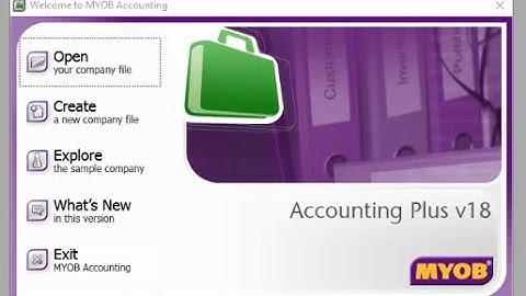 cara membuat data baru perusahaan di myob