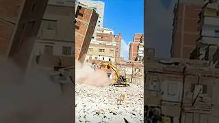 Construction fail ⚠️ demolishing building 🏢 #shortfails  #shortfeed #shortbeta