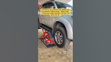 Bàn giao thiết bị cầu nâng cắt kéo cho A Hoà - Đồng Nai. #caunangcatkeo