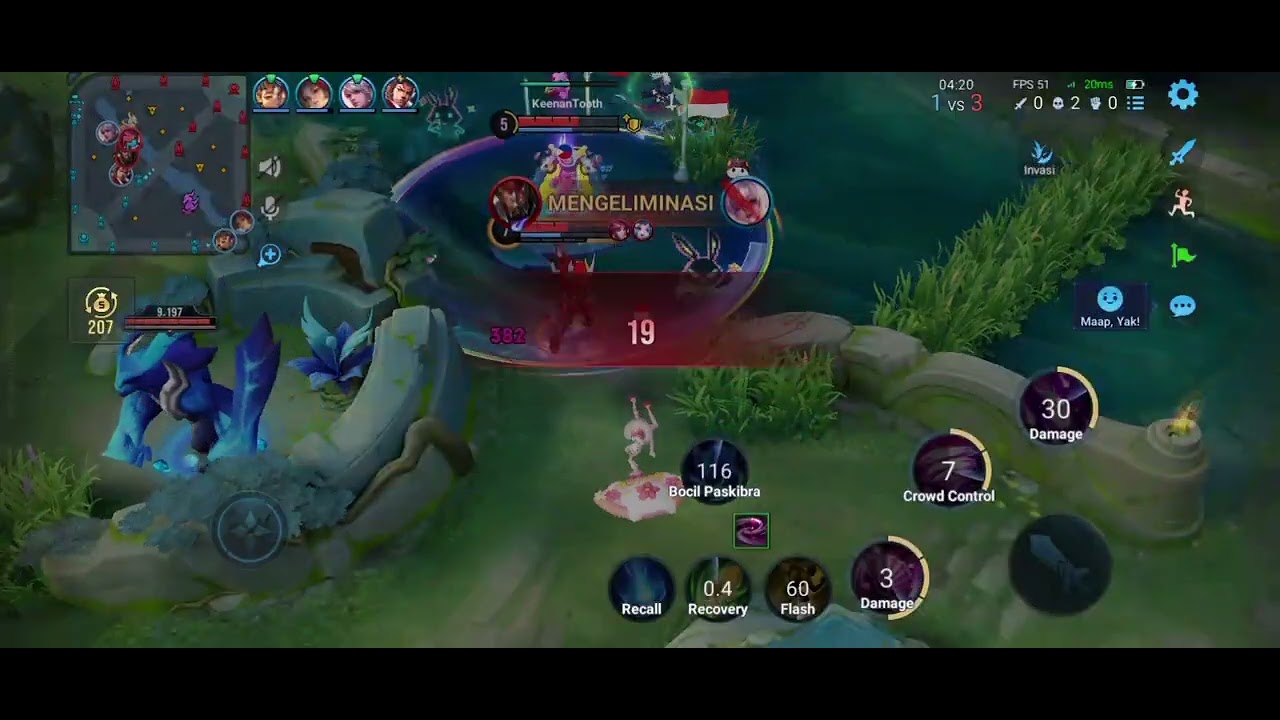 Episode 35 - Honor of Kings - Jungler ini terus-terusan push tapi timnya kewalahan - 120226