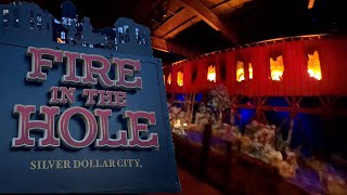 Fire In The Hole Dark Ride / Roller Coaster POV - Silver Dollar City 2024