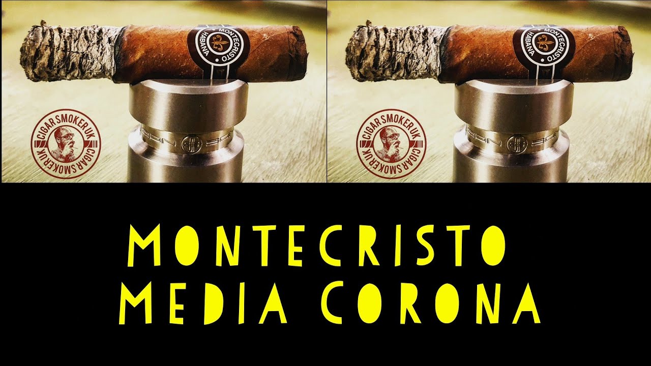 Cuban Cigar Review - Montecristo Media Corona - YouTube