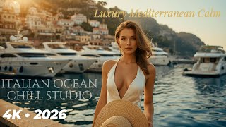 Luxury Portofino & Capri 4K 🌊 | 1 Hour of Elegant Italian Coastline & Ocean Ambience