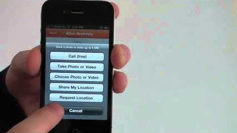 Nimbuzz for iOS demonstration