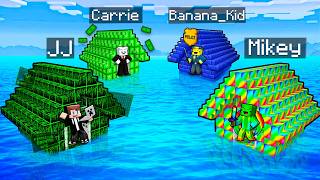 Mikey vs JJ vs Banana Kid vs Carrie: WATER HOUSE BATTLE I...