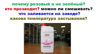 Оригинальный антифриз Hyundai/KIA. Почему сейчас РОЗОВЫЙ? КТО И ГДЕ  ДЕЛАЕТ? ЧЕМ МОЖНО ЗАМЕНИТЬ?