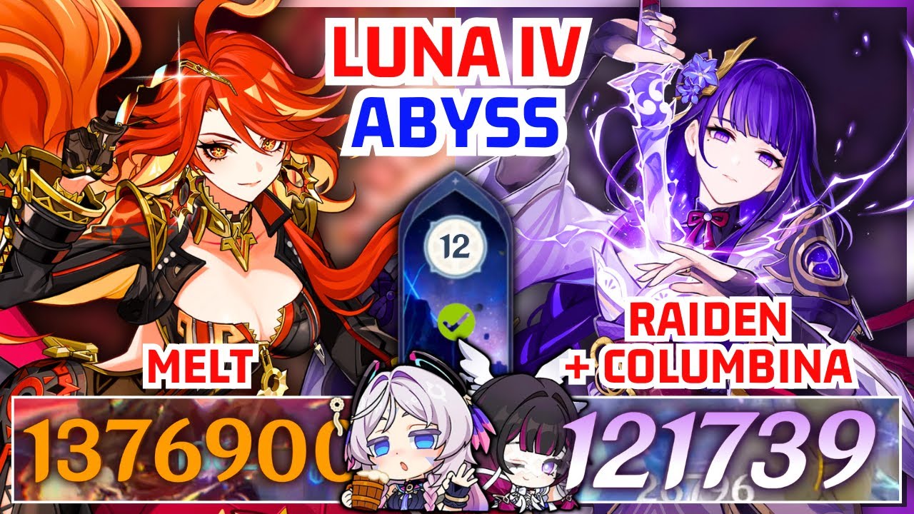 C0 Mavuika Melt & C2 Raiden Lunar Charged + Columbina | NEW Spiral Abyss 6.3 Floor 12 | Genshin 2026
