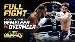 Striking at the highest level! Endy Semeleer vs. Jay Overmeer (Welterweight Title Bout)  Full Fight