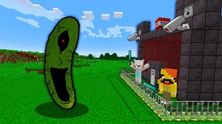 미스터 오이 VS 최강 보안 집 [몬스터막기] Mr. Cucumber vs Besy Security House in Minecraft