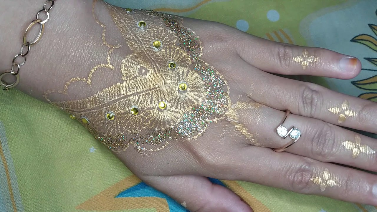 Whitehenna White Henna Gold Metalik Powder Gold YouTube