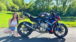 Installing a Full Titanium Exhaust on Our 2024 BMW M1000R!!!