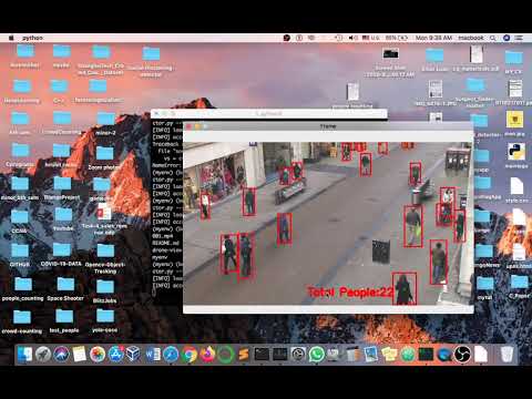 people counting using python - YouTube