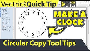 Evenly Space Objects in a Circle - Vectric VCarve, Aspire, & Cut2D Quick Tip