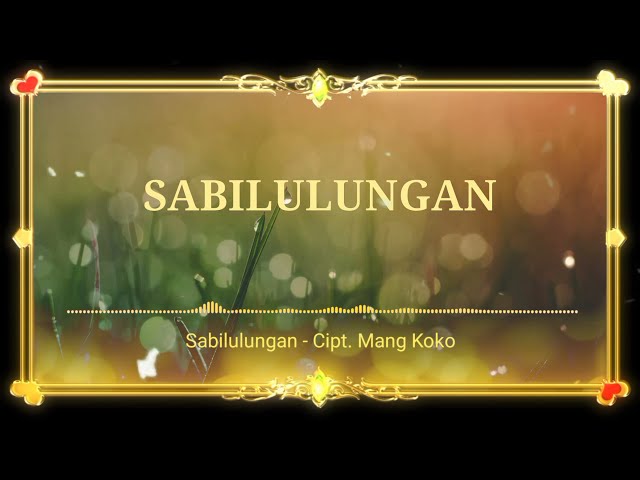 SABILULUNGAN - MINUS ONE class=