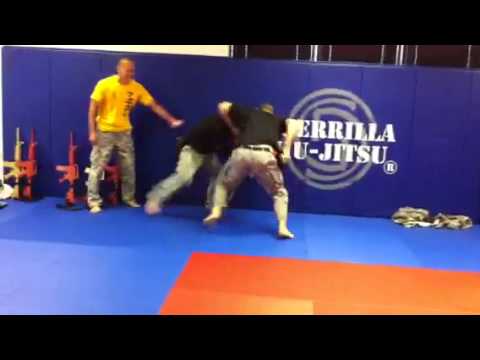 Jon Fitch practicing MACP techniques with John Simons