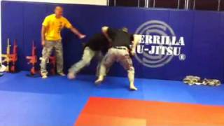 Jon Fitch practicing MACP techniques with John Simons