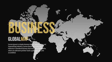 Global PowerPoint Map: Discover The World In One Slide!