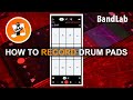 How to record a beat using the drum pads in bandlab