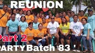 REUNION PARTY BATCH 83'|Part 2#EntaNardofamchannel