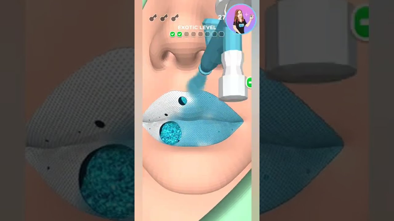 Lip Art 3D - 🌌 Awesome Milky Way Lips 💋 - Game - Game Play