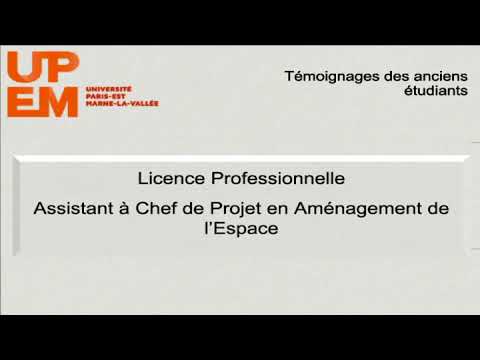 Cécile, ancienne étudiante de la LP ACPAE (UPEM, département de génie urbain)