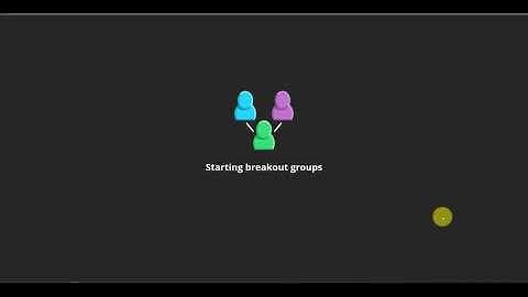 Collaborate Ultra for instructors: Breakout groups students choose room