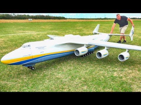 XXXL RC ANTONOV AN-225 UKRAINE 93KG SCALE MODEL AIRPLANE FLIGHT DEMONSTRATION