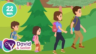 Cântece de vacanță pentru copii - David și Goliat