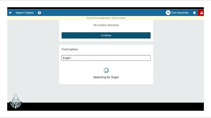 Adding a new trailer in the Geotab Drive app