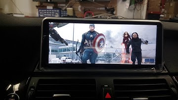 Installation Oem fit navigation and backup Android Screen 2008 BMW X5 X6 E70 E71 ccc connection