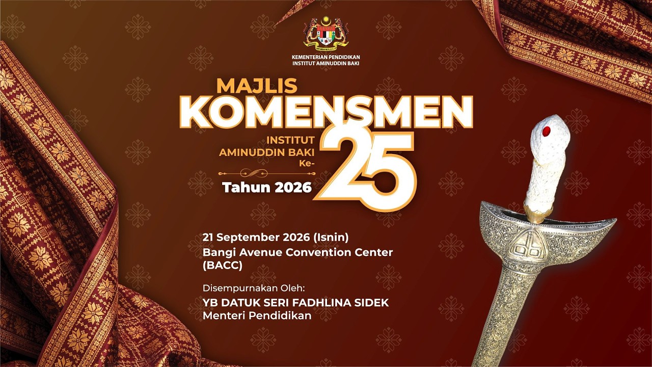 MAJLIS KOMENSMEN INSTITUT AMINUDDIN BAKI KE-25 TAHUN 2026 - Sidang Petang